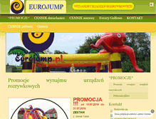 Tablet Screenshot of eurojump.pl